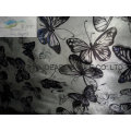 Mariposa impreso satén para bufandas